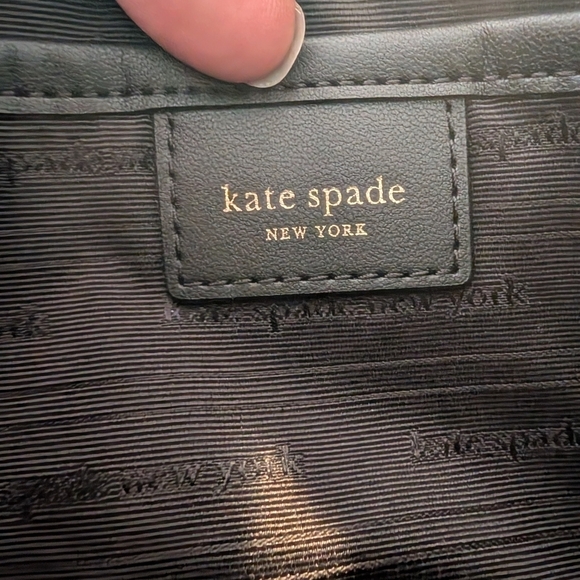 Kate Spade Pebbled Leather Black, Pink & Red Floral Shoulder Bag Poppy Flowers - Picture 5 of 10